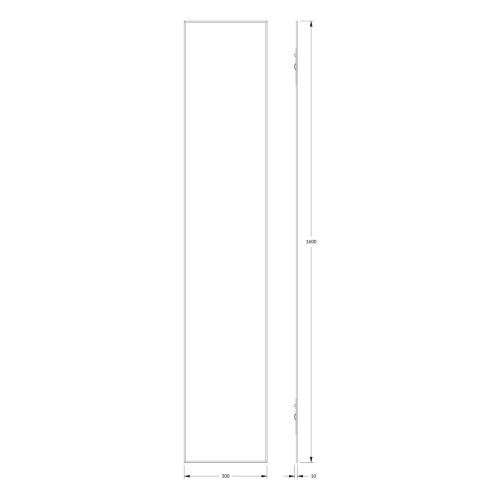 Зеркало в ванную Evoform Standard BY 0253 30х160 цвет хром - фото 2