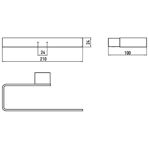 Полотенцедержатель Emco Loft 0555 016 00 - фото 2