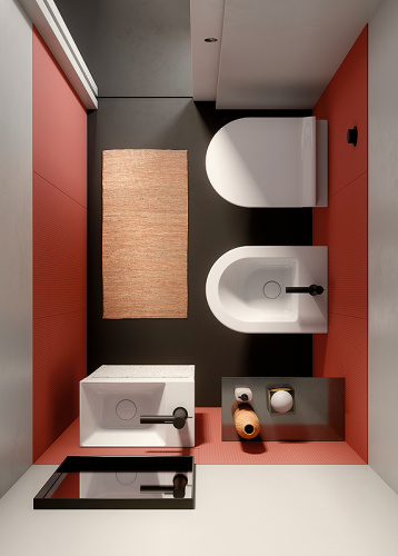 Биде GSI Kube X 9464111_УЦ/3 подвесное (уколы на чаше и ободке) - фото 3