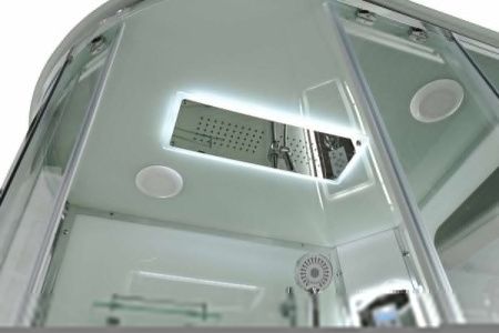 Душевая кабина AvaCan A A2812RLED 120х80 асимметричная с крышей ориентация правая