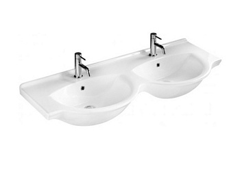 Раковина из санфаянса Hatria SOPHIE Y0Q501 125х50 подвесная цвет белый