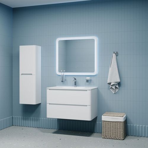 Шкаф-пенал IDDIS Edifice EDI35W0i97 35х25х110 подвесной цвет белый - фото 2