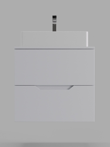 Тумба с раковиной Orange Line Li-60TuwMDF+B04-500W 61х46х68 - фото 3