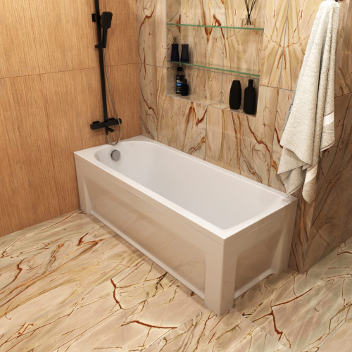 Ванна акриловая гидромассажная Timo MIKA MIKA1880-KT18-SPV1505-T-CM-FP18S 180х80 пристенная прямоугольная с каркасом - фото 5