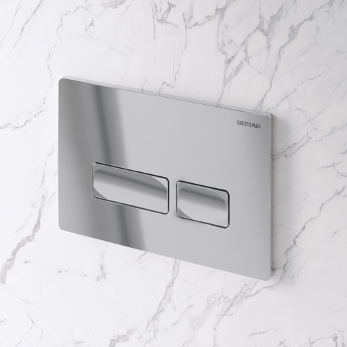 Клавиша смыва механическая Grossman Pragma 700.K31.03.100.100 цвет хром - фото 3