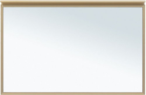 Зеркало в ванную Allen Brau Priority 1.31018.03 120х75 цвет латунь - фото 3