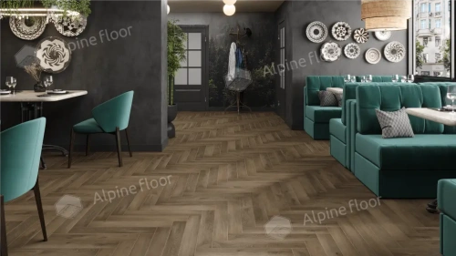 Ламинат Alpine Floor Herringbone 8 Pro New LF102-11 Дуб Анжу толщина 0.8 см 33 класс 606х101 - фото 2